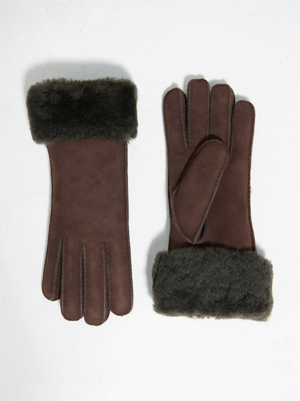 ROXY GLOVE - DARK BROWN