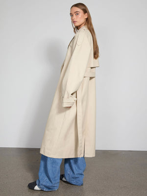RICO CANVAS COAT - CREME