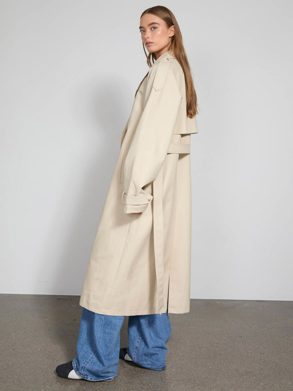 RICO CANVAS COAT - CREME