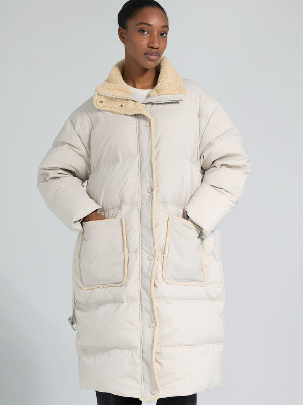 SANDIE DOWN COAT - BEIGE