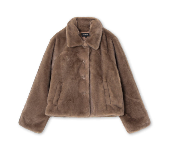 KELLY JACKET - LIGHT BROWN
