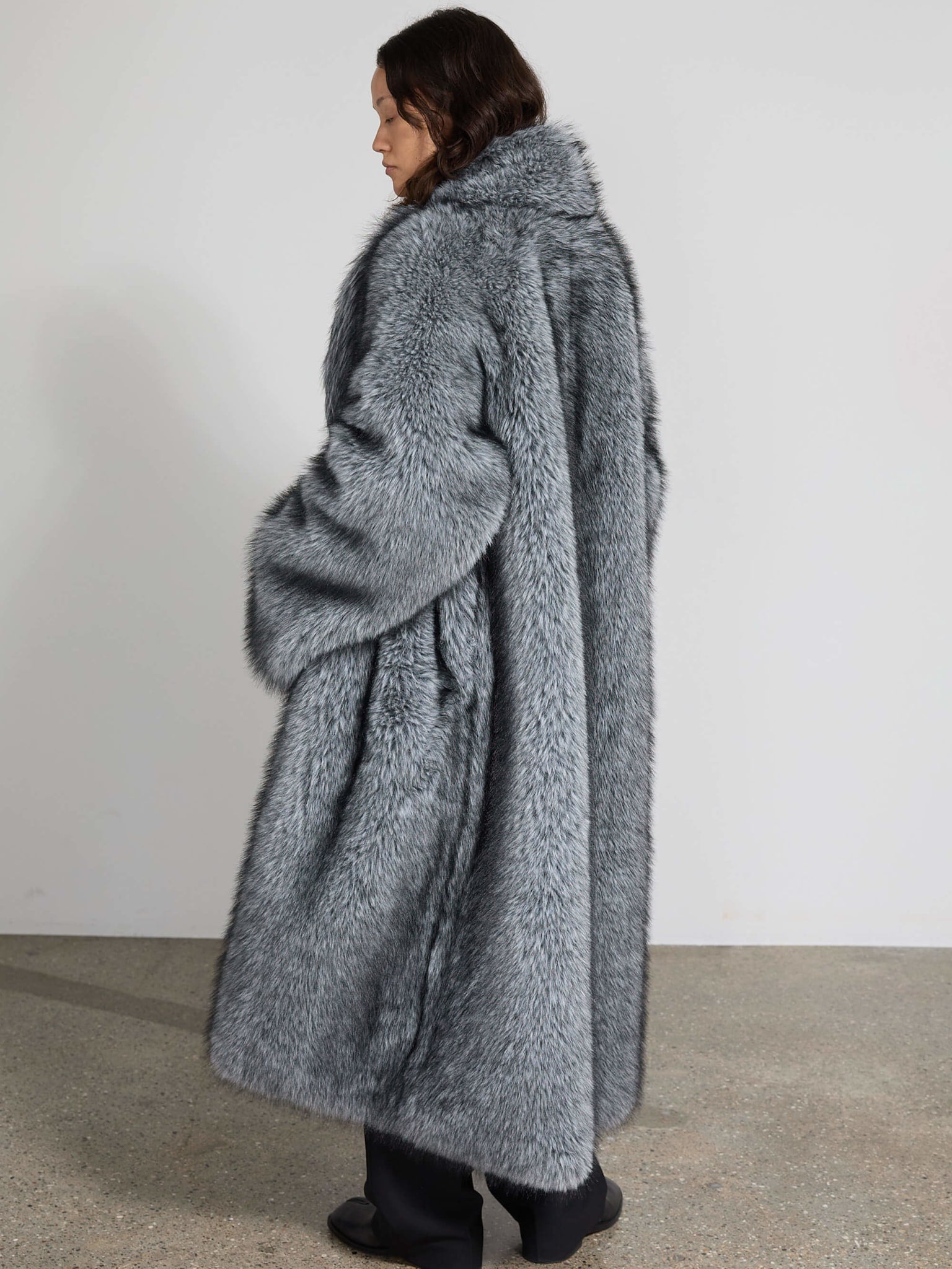 KATHA COAT - SILVER BLUE KATHA COAT - SILVER BLUE