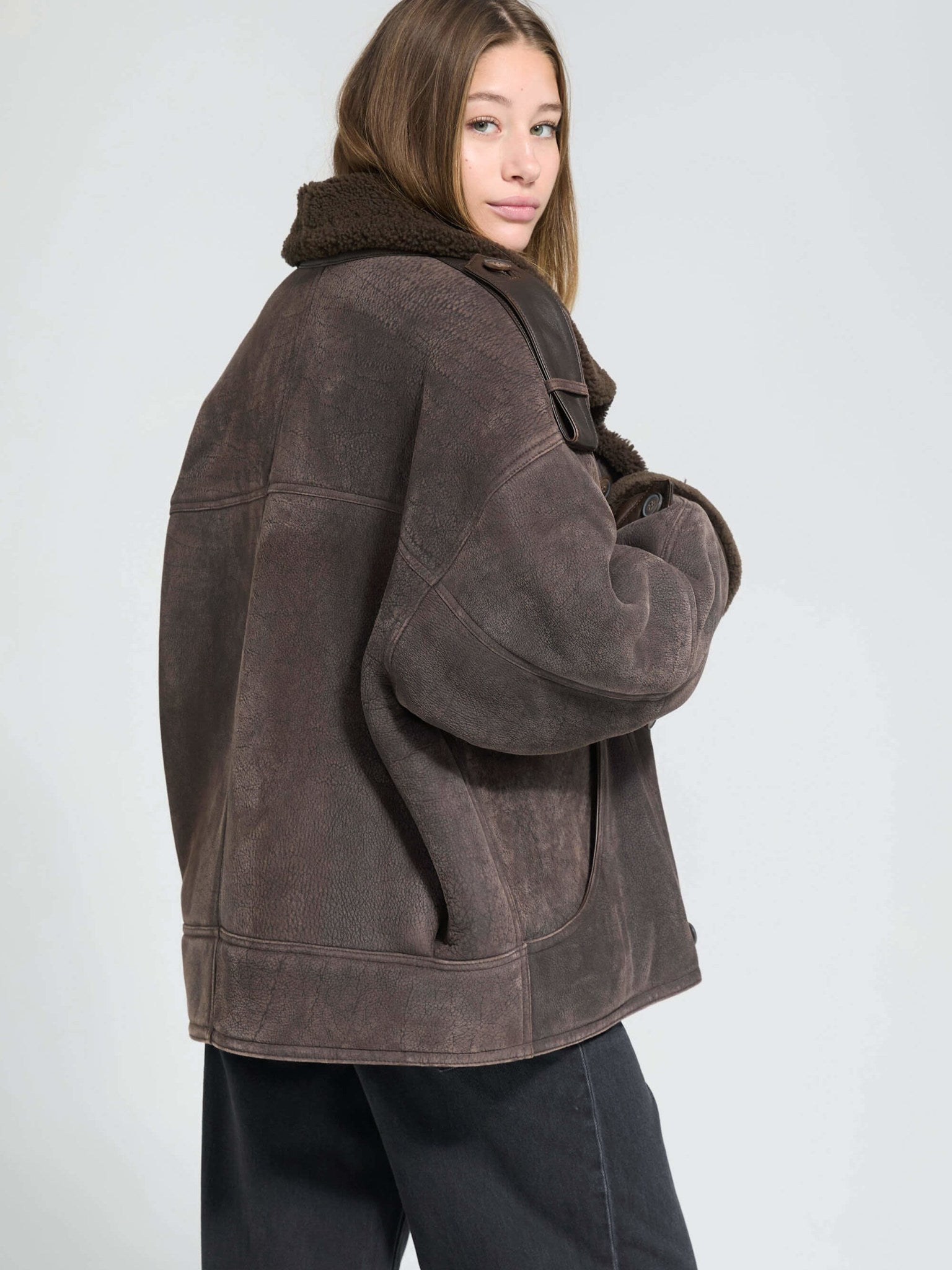 ZOE ジャケット ZOE JACKET - DARK BROWN