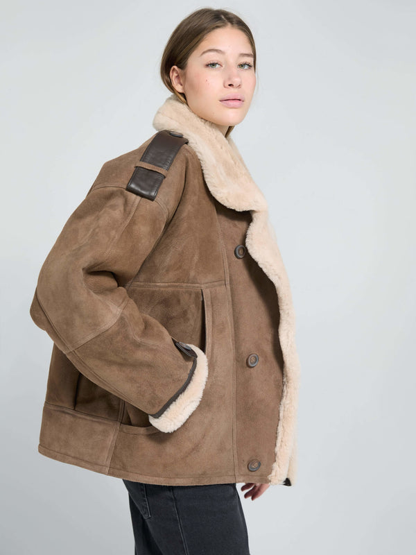 ZOE JACKET - BROWN